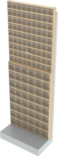 Стойка СТЕЛЛА-ТЕХНИК  бежевая напольная (610х325х1650) 404-09-08-00-B - изображение 4