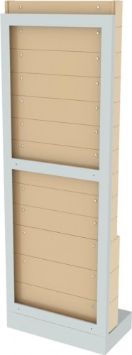 Стойка СТЕЛЛА-ТЕХНИК  бежевая напольная (610х325х1650) 404-00-10-03-B - изображение 2