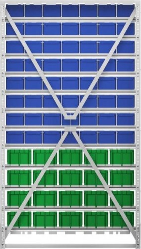 Стойка СТЕЛЛА-ТЕХНИК В1-00-08-04 (1150х2000 мм) односторонняя - изображение 4