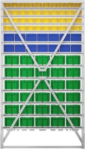Стойка СТЕЛЛА-ТЕХНИК В1-04-02-06 (1150х2000 мм) односторонняя - изображение 4