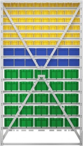Стойка СТЕЛЛА-ТЕХНИК В1-06-02-05 (1150х2000 мм) односторонняя - изображение 4