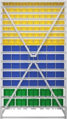 Стойка СТЕЛЛА-ТЕХНИК В1-07-05-02 (1150х2000 мм) односторонняя - изображение 5