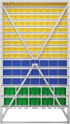 Стойка СТЕЛЛА-ТЕХНИК В1-10-03-02 (1150х2000 мм) односторонняя - изображение 4