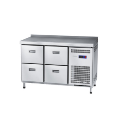 СТОЛ холодильный низкотемпературный СХН-60-01 неохл. столешница с бортом (ящ. 1/2, ящ. 1/2) (24010113300)