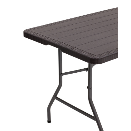 Стол пластиковый со складной столешницей 1820х740 мм (чемодан) - изображение 2