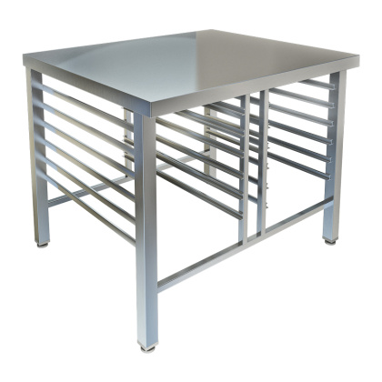 Стол-подставка СПС-128/817 под пароконвектомат, открытая