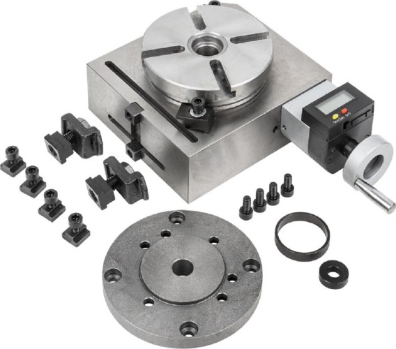 Стол поворотный JET 50000100 100 мм, с УЦИ - изображение 5
