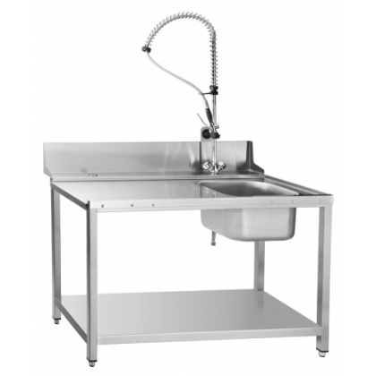 Стол предмоечный СПМП-7-4 с душем, нерж. (21000808424)
