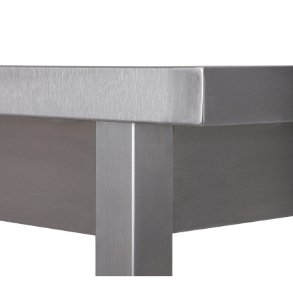 СТОЛ универсальный Luxstahl СПУ-8/7 со сплошной полкой нерж. - изображение 2