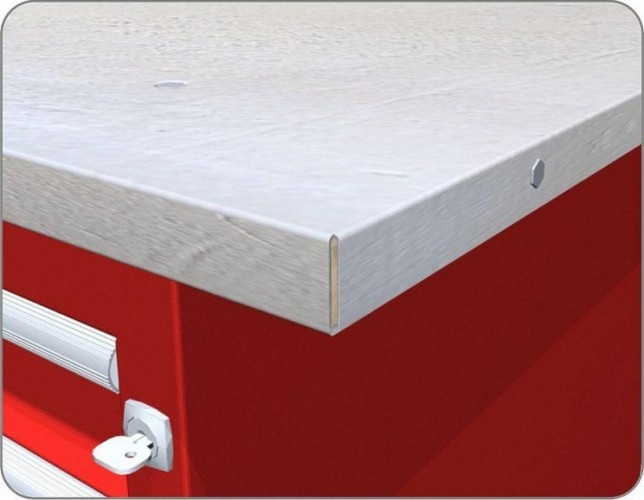 Столешница оцинкованная FERRUM 01.319GL для двухтумбового верстака серии "CLASSIC"