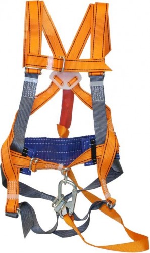 Страховочно-удерживающая система МОЛОТ СУС 2 АЖ М наплеч и набед лямками, аморт, строп лента, К1 СУС II АЖ