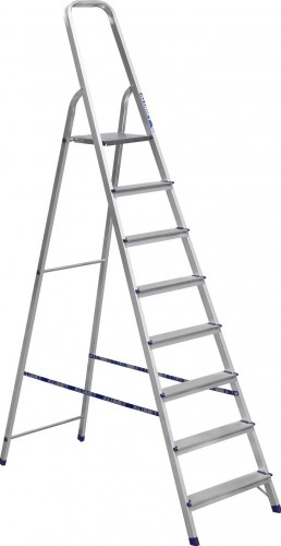 Стремянка алюминиевая АЛЮМЕТ АМ 708 8 ступеней Ам708