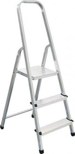 Стремянка алюминиевая Biber 98003 3-х ступенчатая тов-071387