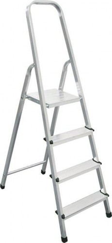 Стремянка алюминиевая Biber 98004 4-х ступенчатая тов-071388