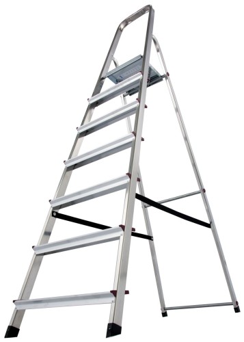 Стремянка алюминиевая KRAUSE CORDA 7 ступеней 000743 - изображение 2