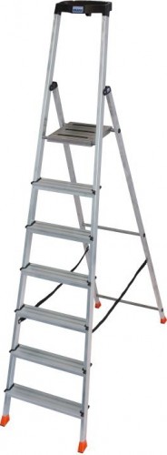Стремянка алюминиевая KRAUSE MONTO SAFETY 7 ступеней 128973