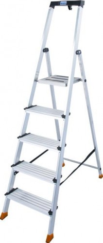 Стремянка алюминиевая KRAUSE MONTO SEPURO 5 ступеней 127235 - изображение 3