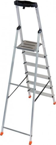 Стремянка алюминиевая KRAUSE MONTO SAFETY 6 ступеней 128966 - изображение 2