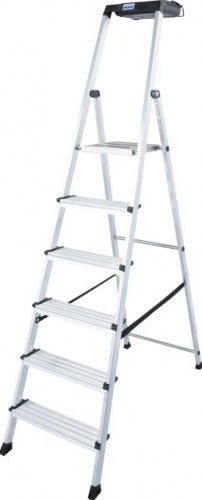 Стремянка алюминиевая KRAUSE MONTO SECURY 6 ступеней Komfort 126542 - изображение 4