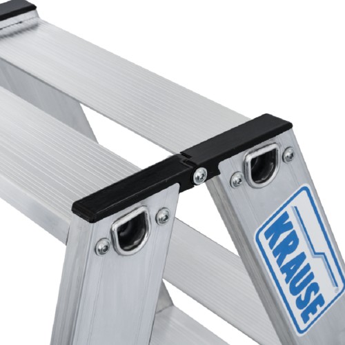 Стремянка алюминиевая KRAUSE STABILO 6 ступеней, 225 кг, двухсторонняя 135131 - изображение 4