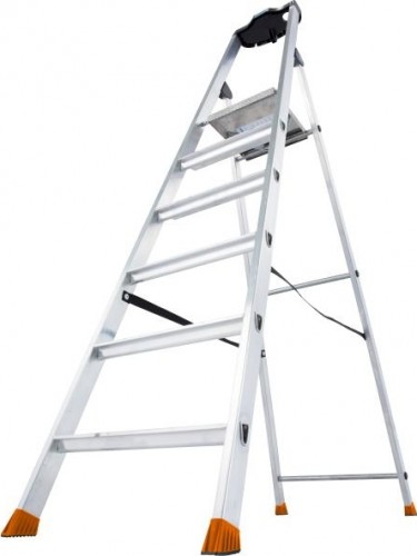 Стремянка алюминиевая KRAUSE MONTO SOLIDO 6 ступеней 126658 - изображение 4