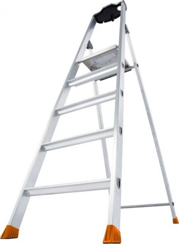 Стремянка алюминиевая KRAUSE MONTO SOLIDO 5 ступеней 126641 - изображение 4