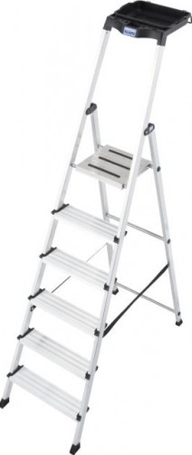 Стремянка алюминиевая KRAUSE MONTO SECURY 6 ступеней Komfort 126542