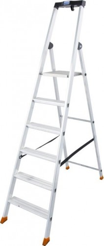 Стремянка алюминиевая KRAUSE MONTO SOLIDO 6 ступеней 126658 - изображение 3