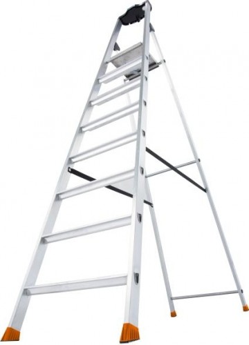 Стремянка алюминиевая KRAUSE MONTO SOLIDO 8 ступеней 126672 - изображение 4