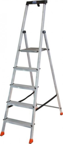 Стремянка алюминиевая KRAUSE MONTO SAFETY 5 ступеней 128959 - изображение 3