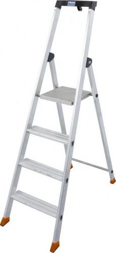 Стремянка алюминиевая KRAUSE MONTO SOLIDO 4 ступени 126634 - изображение 3