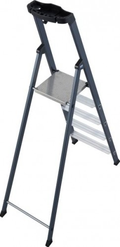 Стремянка алюминиевая KRAUSE MONTO SEPRO 5 ступеней анодированная 124197 - изображение 4