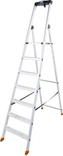 Стремянка алюминиевая KRAUSE MONTO SOLIDO 7 ступеней 126665 - изображение 3