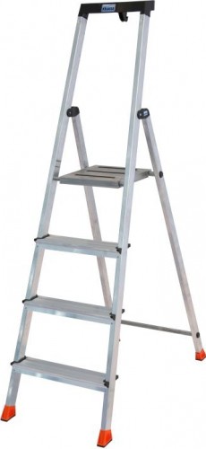 Стремянка алюминиевая KRAUSE MONTO SAFETY 4 ступени 128942 - изображение 3