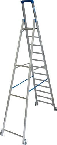 Стремянка алюминиевая KRAUSE STABILO 12 ступеней передвижная 124678 - изображение 3