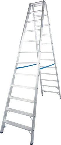 Стремянка алюминиевая KRAUSE STABILO 12 ступеней двухсторонняя 124784 - изображение 3
