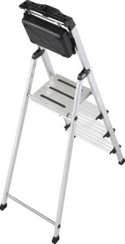 Стремянка алюминиевая KRAUSE MONTO SECURY 4 ступени Komfort 126528 - изображение 2