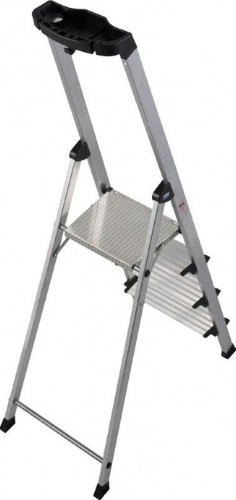 Стремянка алюминиевая KRAUSE MONTO SAFETY PLUSLINE 4 ступени 127921 - изображение 2