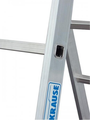 Стремянка алюминиевая KRAUSE STABILO 10 перекладин двухсторонняя 124937 - изображение 3