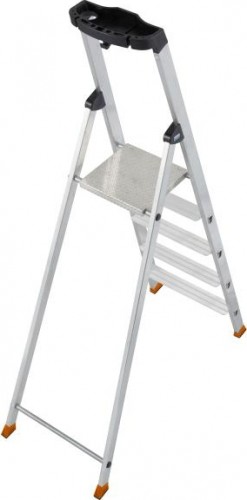 Стремянка алюминиевая KRAUSE MONTO SOLIDO 5 ступеней 126641 - изображение 2