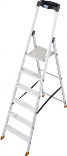 Стремянка алюминиевая KRAUSE MONTO SOLIDO 6 ступеней 126658