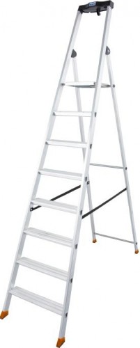 Стремянка алюминиевая KRAUSE MONTO SOLIDO 8 ступеней 126672 - изображение 3