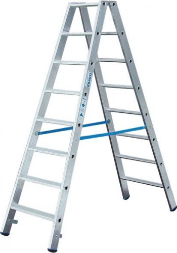 Стремянка алюминиевая KRAUSE STABILO  8 ступеней двухсторонняя 124760