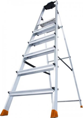 Стремянка алюминиевая KRAUSE MONTO SEPURO 6 ступеней 127242 - изображение 4