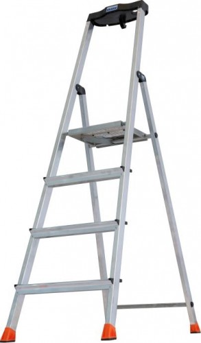 Стремянка алюминиевая KRAUSE MONTO SAFETY 4 ступени 128942 - изображение 4