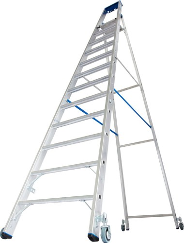 Стремянка алюминиевая KRAUSE STABILO 12 ступеней передвижная 124678 - изображение 4