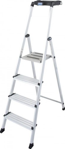 Стремянка алюминиевая KRAUSE MONTO SECURY 4 ступени Komfort 126528 - изображение 4