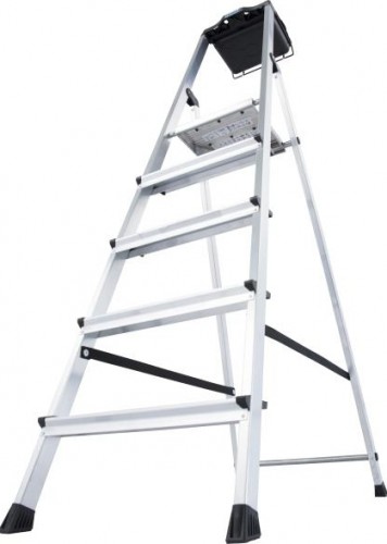 Стремянка алюминиевая KRAUSE MONTO SECURY 5 ступеней Komfort 126535 - изображение 3