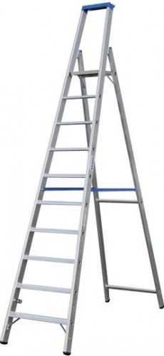 Стремянка алюминиевая KRAUSE STABILO 10 ступеней 124562