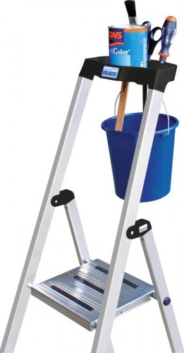 Стремянка алюминиевая KRAUSE MONTO SAFETY 5 ступеней 128959 - изображение 5